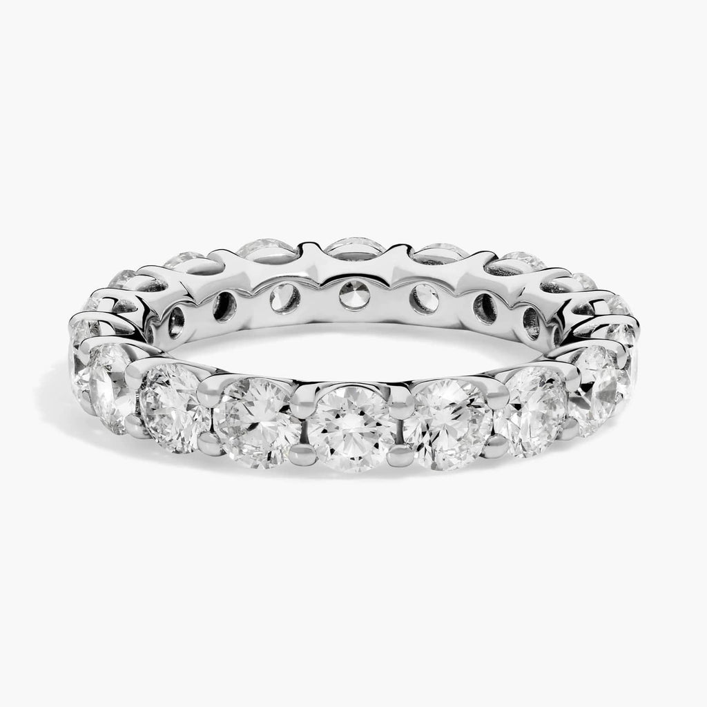Low Dome Basket Lab-Grown Diamond Eternity Ring