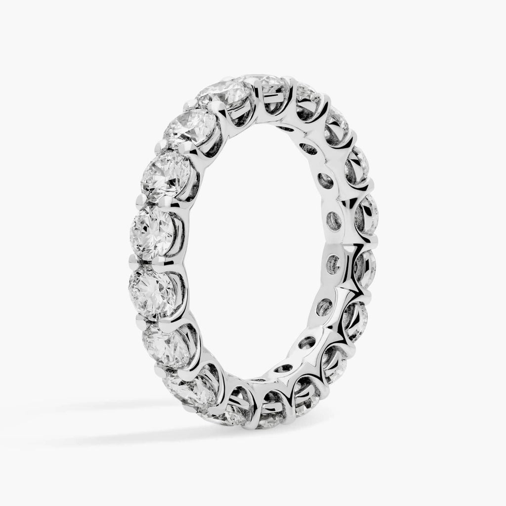 Low Dome Basket Lab-Grown Diamond Eternity Ring